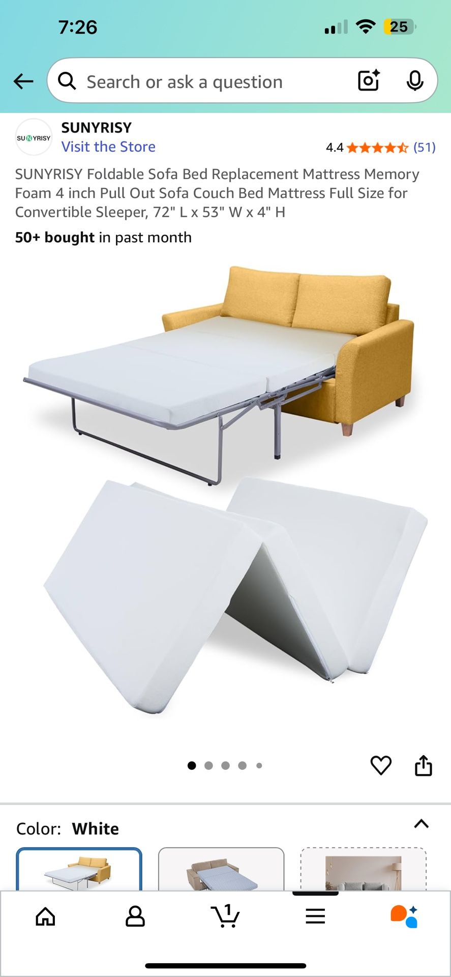 Foldable Queen Mattress