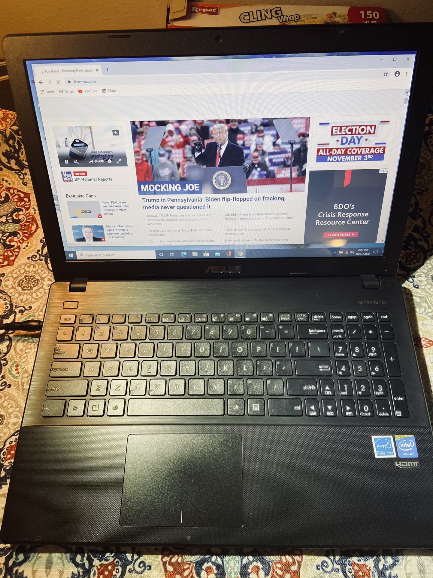 Laptop Asus X551M notebook computer 170$ or make your best offer