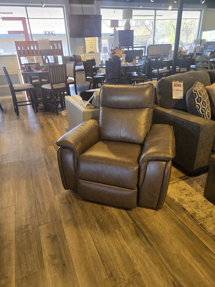 LEATHER RECLINER STARTING AT $398