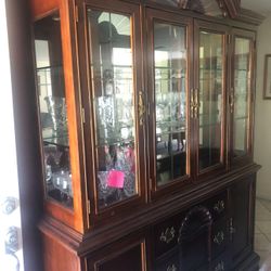 Solid Cherry China Cabinet