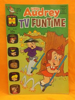 1970 Little Audrey TV Funtime #29 Harvey Giant Comic Book (SOLID COPY)
