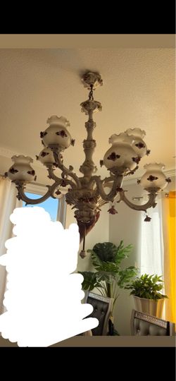 Lampara  de porcelana