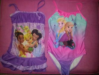 Girls bathing suits size 6-6x