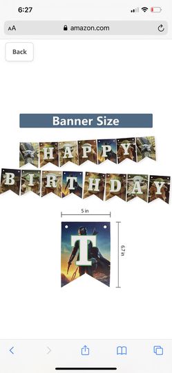 Baby Yoda Party Supplies for Kids, Baby Yoda Birthday Decorations, Include Banner, plates, cake decor,napkins