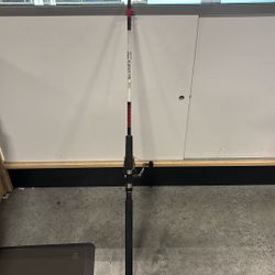 White And Red Fishing Rod