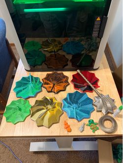 3D Printed Spinning Top Collection
