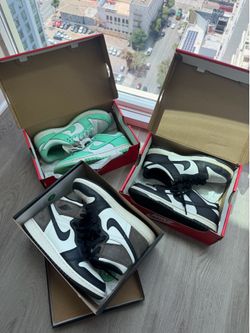 Jordan 1 High GS & Nike Dunks (size 5Y/6.5W)