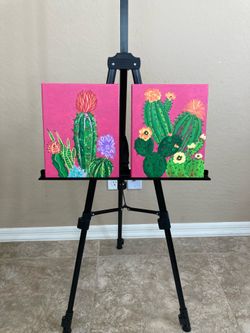 Beautiful cactus paintings $25 EACH