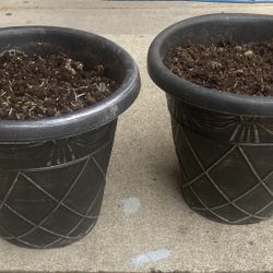 Fertilizer Soil With Garden Pots 🪴 