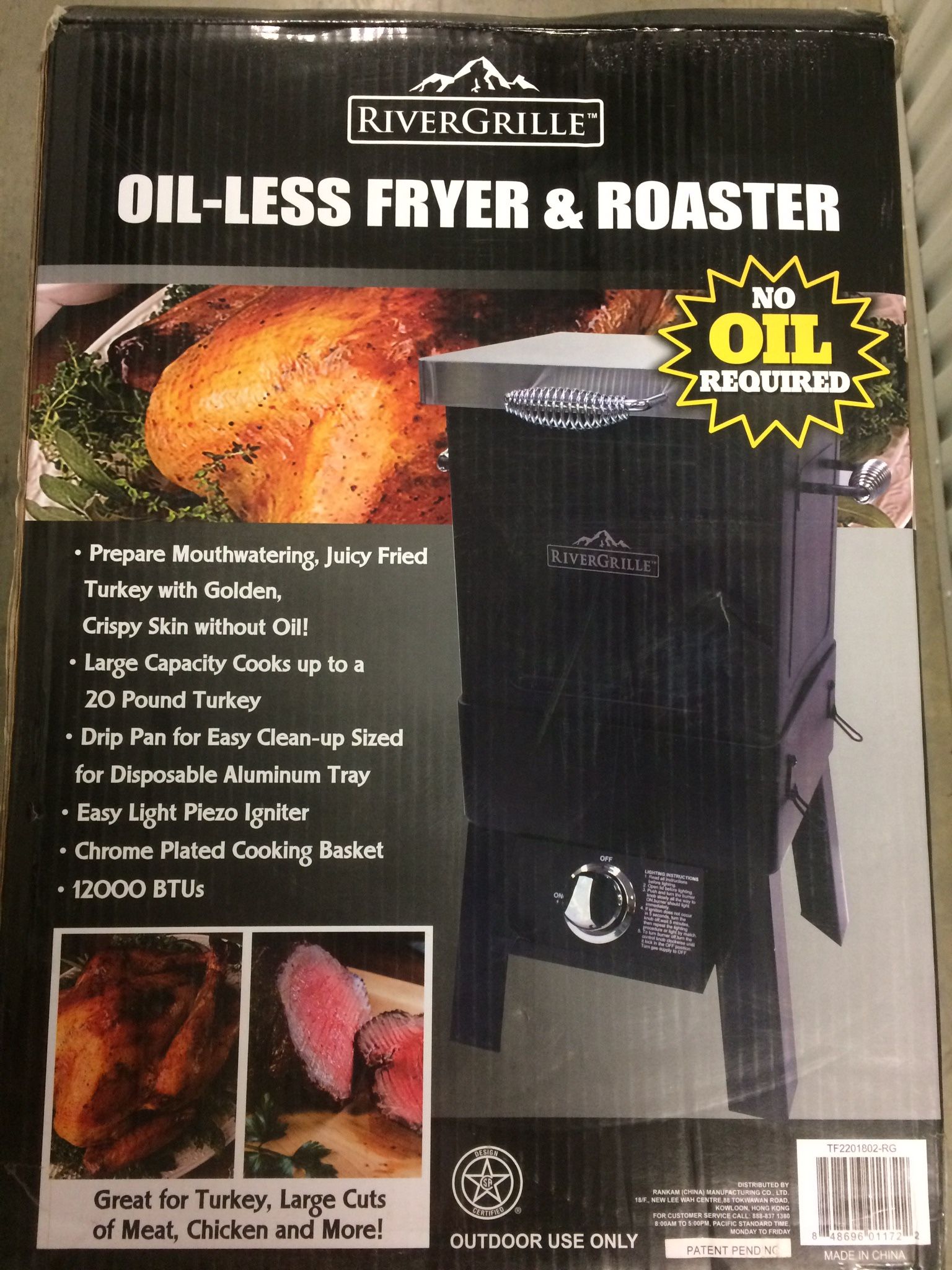 TURKEY FRYER - Oiless 