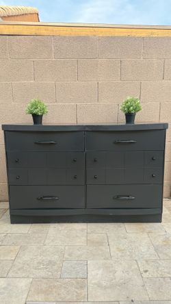 Mcm solid wood dresser