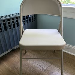 Metal Stackable Folding Chair - $10