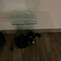 Glass Table Side 