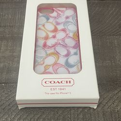 New Coach Multicolor iPhone 5 Case
