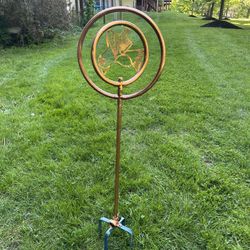 Copper Rotating 360° Lawn Spike Sprinkler