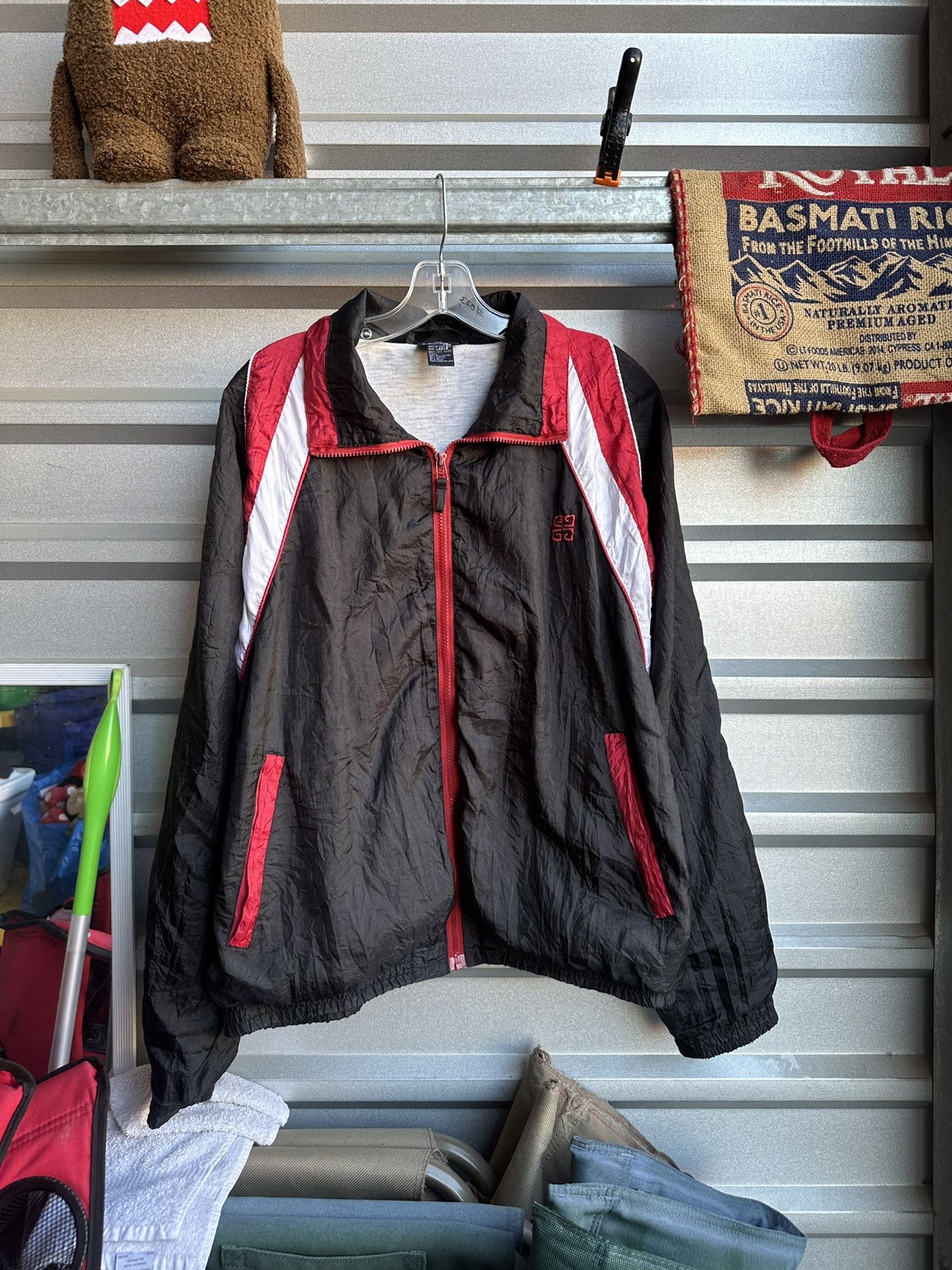 Vintage Givenchy Windbreaker Activewear Full Zip Nylon Jacket