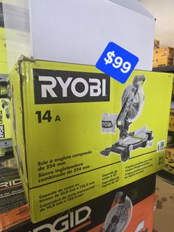 RYOBI14 Amp Corded 10 in. Compound Miter Saw with LED Cutline Indicato