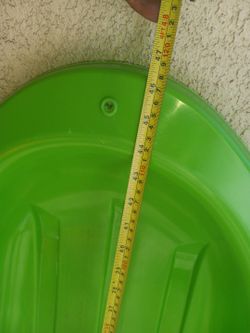 Green Snow Sled