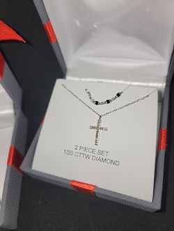 2 Piece Set 1/20 Cttw Diamond