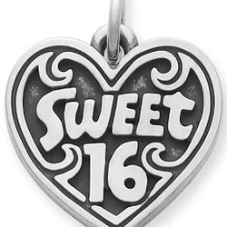 James Avery silver "Sweet 16" Charm