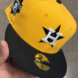 HOUSTON ASTROS NEW ERA FITTED HAT SIZE SZ 7-1/4