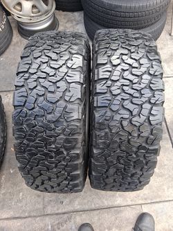 Pair LT 265/65/18  Bfgoodrich KO2