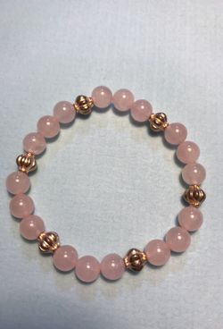 Rose quartz bracelet