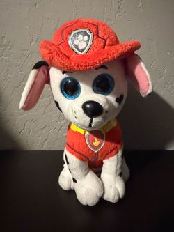 Ty Beanie Boos Nickelodeon Paw Patrol Marshall Dog Plush 6”