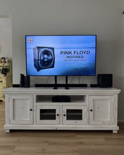 ** Progressive Furniture Willow 74" Wood TV Stand With Storage