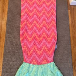 Mermaid tail Snuggie Blanket 