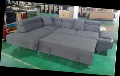 New Grey Sleeper Sectional
