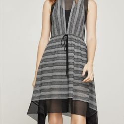 Brand New Woman’s BCBG MAXAZRIA brand Black and Gray Dress Up For Sale
