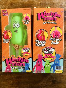 🔥$7🔥 LAST ONE Wedgie Man Green Stretchy Splits Sensory Toy Squeezable Stress Reliever