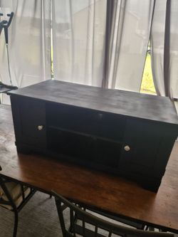 Black TV Stand Media Console