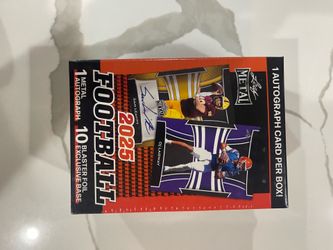 Sealed 2025 Leaf Metal Football Blaster Box