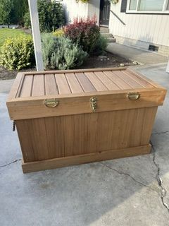 Cedar toy box