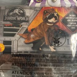 Dog T-Rex Costume Size small