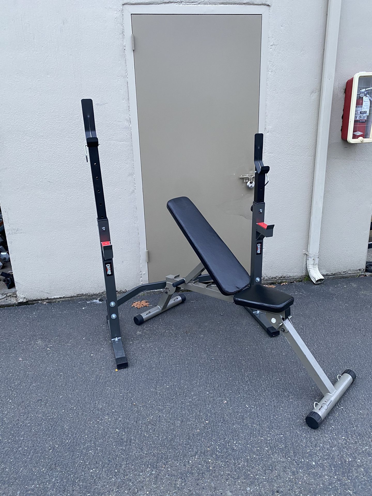 Squat Rack With Weight Bench 