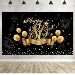 NEW -80th Bday Party Deco's 