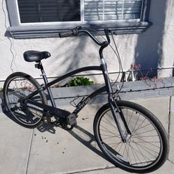 Men's 26" Black Electra Townie 3i Beach Cruiser 