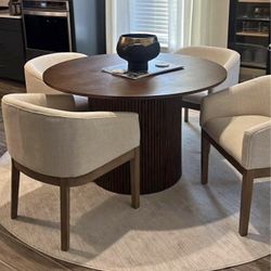 CURVED dining room CHAIRS - Wood 🪵 😍