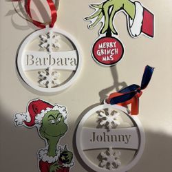 Custom 3d Printed Ornaments 