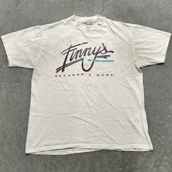 Vintage Hanes Finny’s Seafood Logo T Shirt