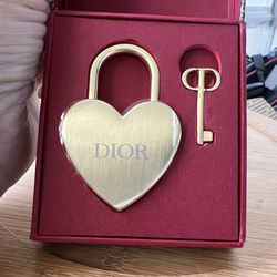 Dior padlock and key .. brand new