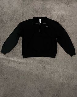 Alo Black Quarter zip Men’s Medium