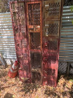 Vintage lockers