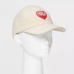 Familia Kids Baseball Hat- White
