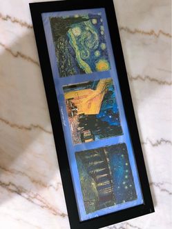 Vincent van Gogh Triple Print Framed Wall Art