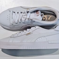 PUMA Women's Court Sneaker Classic. Leather White. Size 7 / EU 37.5. Brand New.
