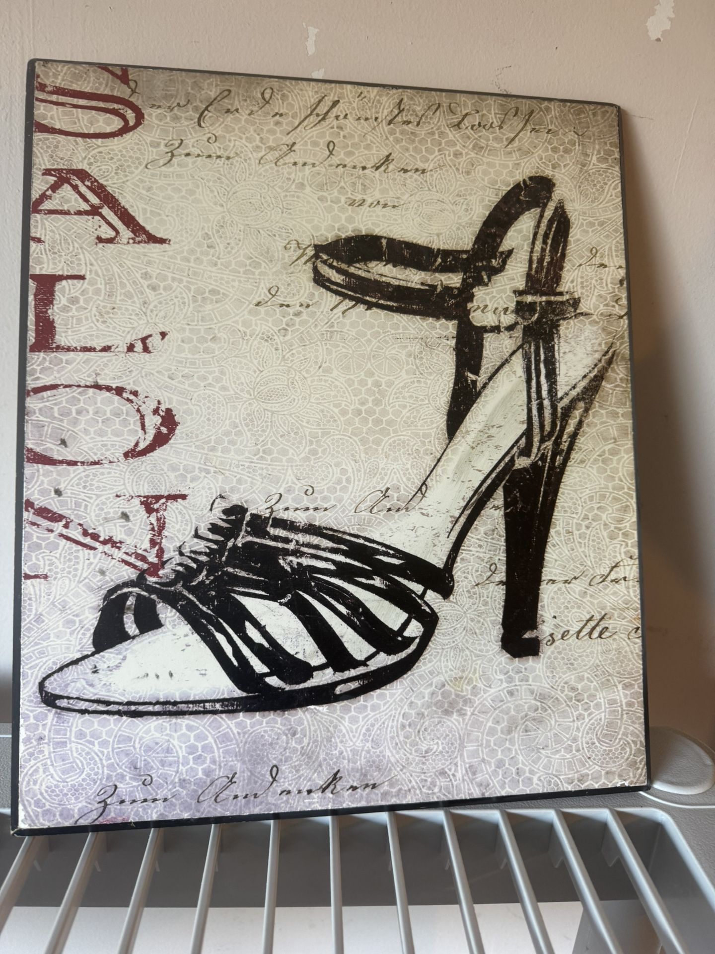 Shoe Print Wall Art